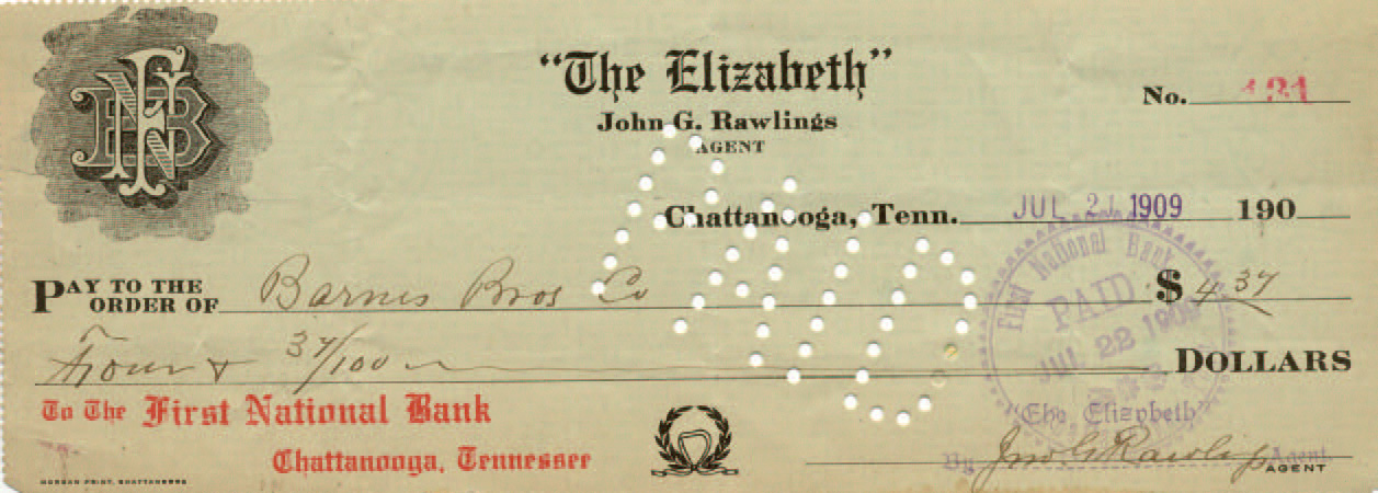 1st National Bank 7-21-1909